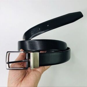 Original Penguin Black Leather Belt NWOT
